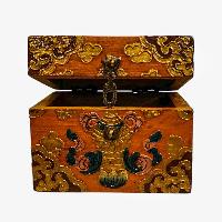 thumb2-Wooden Tibetan Box-34376