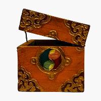 thumb3-Wooden Tibetan Box-34376
