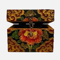 thumb2-Wooden Tibetan Box-34377