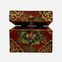 thumb2-Wooden Tibetan Box-34379