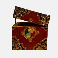 thumb3-Wooden Tibetan Box-34379