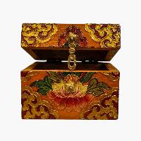 thumb2-Wooden Tibetan Box-34380