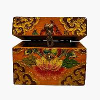 thumb2-Wooden Tibetan Box-34381