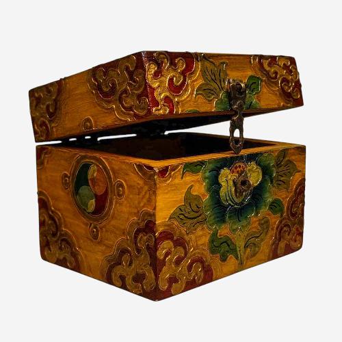 Wooden Tibetan Box-34382