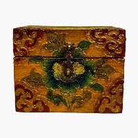 thumb1-Wooden Tibetan Box-34382