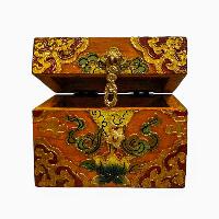 thumb2-Wooden Tibetan Box-34384