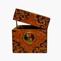 thumb3-Wooden Tibetan Box-34384
