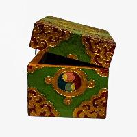 thumb3-Wooden Tibetan Box-34385