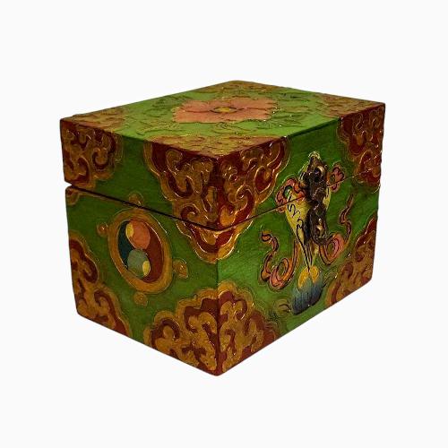 Wooden Tibetan Box-34387