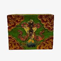 thumb1-Wooden Tibetan Box-34387
