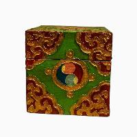 thumb2-Wooden Tibetan Box-34387