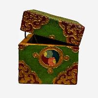 thumb3-Wooden Tibetan Box-34389