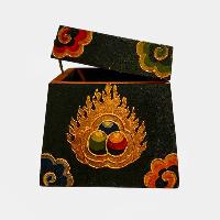 thumb3-Wooden Tibetan Box-34393