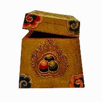 thumb3-Wooden Tibetan Box-34394