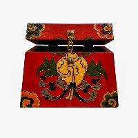 thumb2-Wooden Tibetan Box-34395