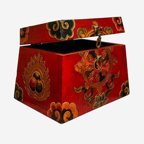 Wooden Tibetan Box-34396