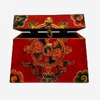 thumb2-Wooden Tibetan Box-34396