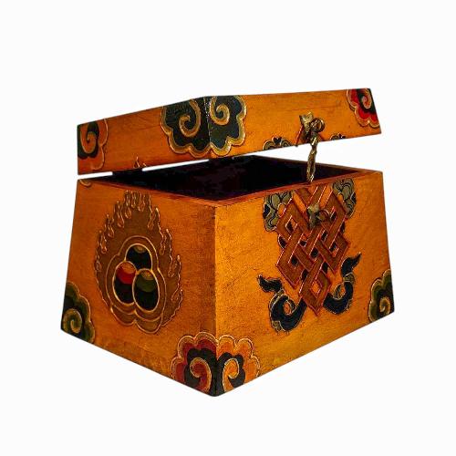 Wooden Tibetan Box-34397