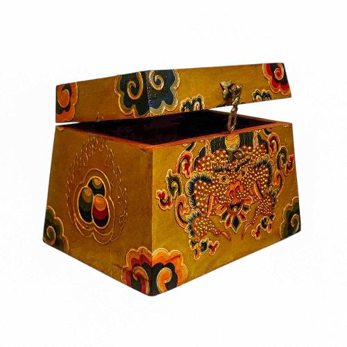 Wooden Tibetan Box-34399
