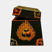 thumb3-Wooden Tibetan Box-34400