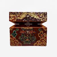 thumb2-Wooden Tibetan Box-34410