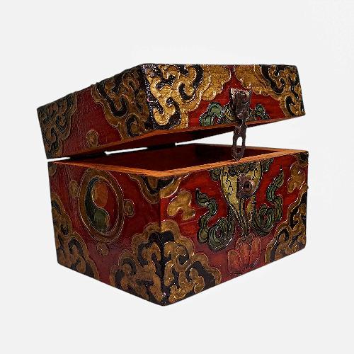 Wooden Tibetan Box-34412