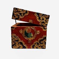thumb3-Wooden Tibetan Box-34412