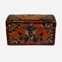 thumb1-Wooden Tibetan Box-34422
