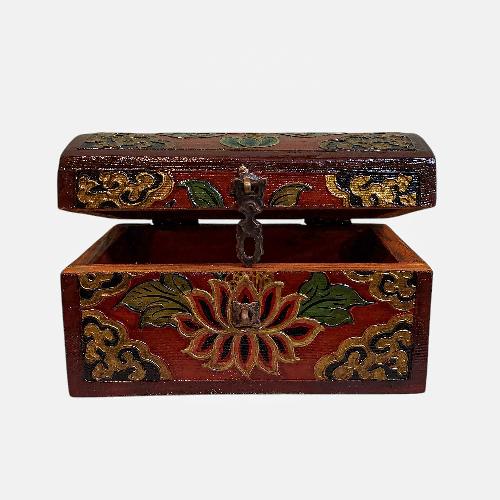 Wooden Tibetan Box-34426