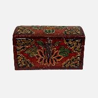 thumb1-Wooden Tibetan Box-34426