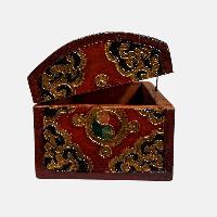 thumb3-Wooden Tibetan Box-34426