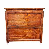 Tibetan Buddhist Cabinet With Buddha, Fourdoors, [painted]