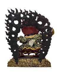 [kajupa, Mahakala], Buddhist Handmade Statue, [thangka Color Finishing]