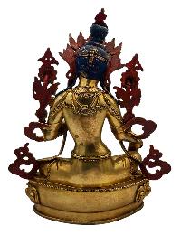 [green Tara], Buddhist Handmade Statue, [full Gold Plated], [face Paint] 