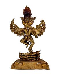 [hevajra], Buddhist Handmade Statue, [full Gold Plated], [face Paint] 