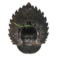 [bhairav], Handmade Ritual Metal Mask, Antique Finishing, Mahakala, Aakash Bhairav