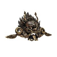 [cheppu], Handmade Ritual Metal Mask, Antique Finishing,