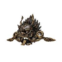 [cheppu], Handmade Ritual Metal Mask, Antique Finishing,
