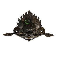 [cheppu], Handmade Ritual Metal Mask, Antique Finishing,
