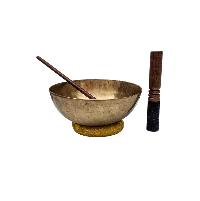 Jambati Singing Bowl, Buddhist Hand Beaten, [select Accessories]