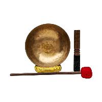 Jambati Singing Bowl, Buddhist Hand Beaten, [select Accessories]