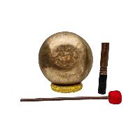 Jambati Singing Bowl, Buddhist Hand Beaten, [select Accessories]