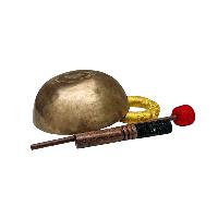 Jambati Singing Bowl, Buddhist Hand Beaten, [select Accessories]
