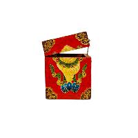 Buddhist Wooden Box With [dragon], Tibetan Style With Traditional Colors