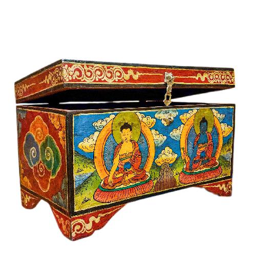 Wooden Tibetan Box-35082