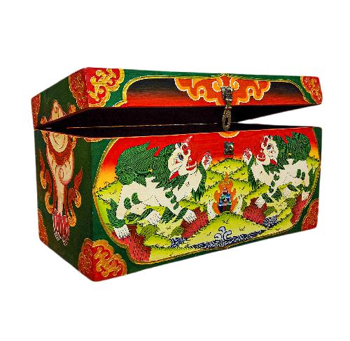 Wooden Tibetan Box-35084