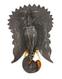 Big Size,[ganesh], Handmade Wooden Mask, Wall Hanging, Poplar Wood