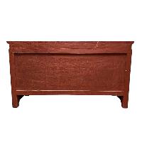 Tibetan Buddhist Cabinet With Four Doors, [tiger And Double Dorje Painted]