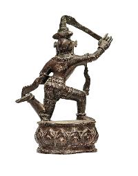 [+ 50 Year Old] Buddhist Miniature Statue Of [chandamaharoshana],  [old Stock], Sankata