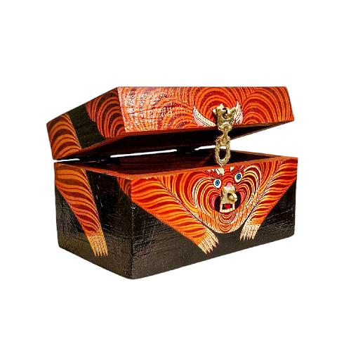 Wooden Tibetan Box-35153
